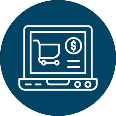 İnternetten alışveriş. Basit tasarım