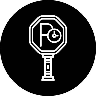 eşsiz konum vektör çizgisi simgesi