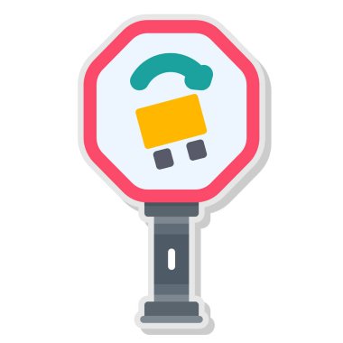 Trafik ışıkları simgesi, İzometrik stil