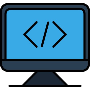 Kodlama geliştirme programlama simgesi