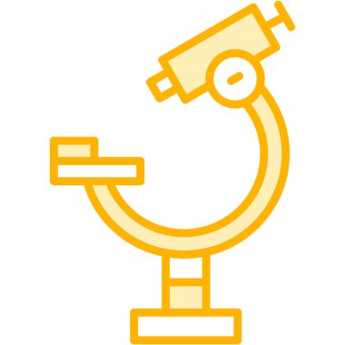 Teleskop. Web simgesi basit illüstrasyon