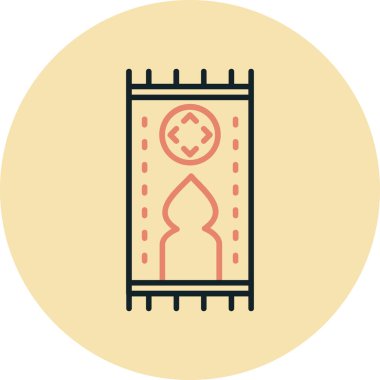 Modern ve basit biçimin vektör simgesi