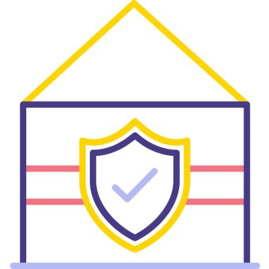 Modern simgenin vektör illüstrasyonu