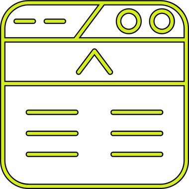 akıllı telefon ekran simgesi, modern tasarım illüstrasyonu