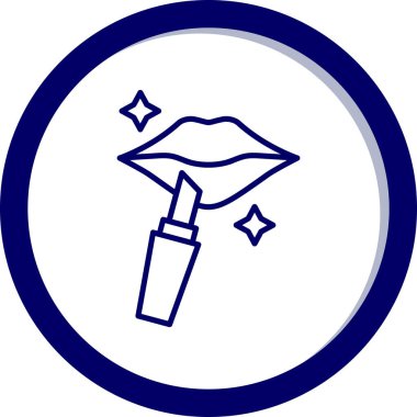 Güzellik ve moda simgelerinin vektör çizimi