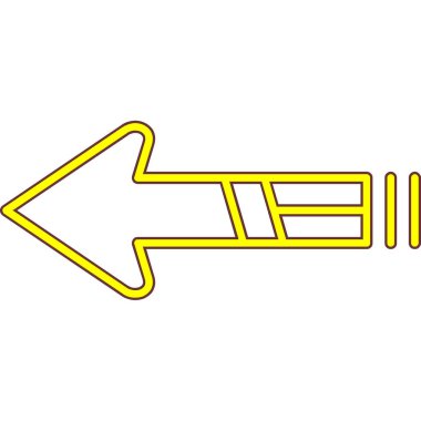 Sağ ile ok işareti