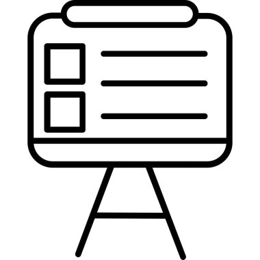 Web simgesi, ofisin vektör illüstrasyonu