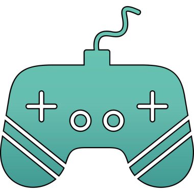 Oyun sahası. Web simgesi basit illüstrasyon