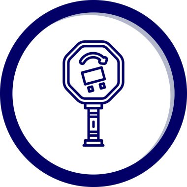 Bir cep telefonunun vektör illüstrasyonu