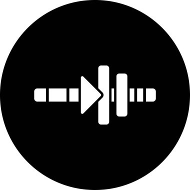 Vektör müzik simgesi illüstrasyonu