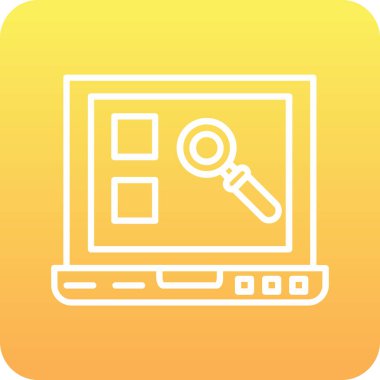 bilgisayar ekranı dijital vektörü