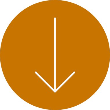 yön ok simgesi vektör illüstrasyonu