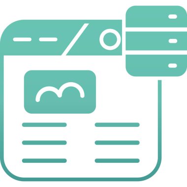 seo modern simgesinin vektör illüstrasyonu