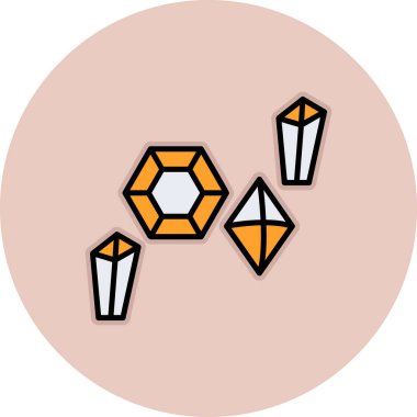 Elmasın vektör illüstrasyonu