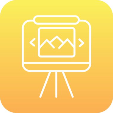 İş grafiği İkonum. basit resim