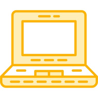 dizüstü bilgisayar simgesi. vektör illüstrasyonu