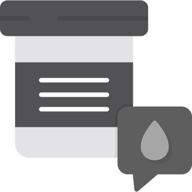 bir belge vektör simgesi ile su damlası