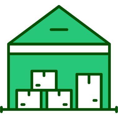 Depo oluşturma simgesi - taslak biçimi