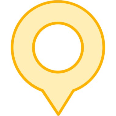 konum pin vektör simgesi modern basit vektör illüstrasyonu