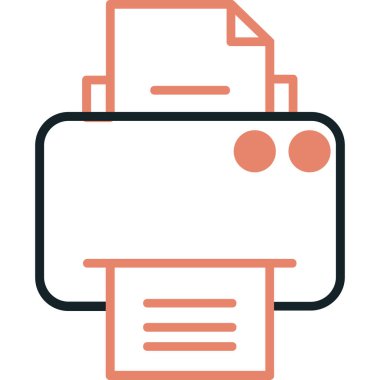 Modern bir simgenin vektör illüstrasyonu