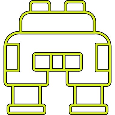 Çizgi film arkaplanının vektör çizimi