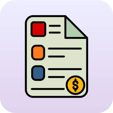 Dosya vektör simgesi tasarım