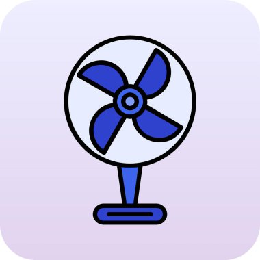 fan vektör simgesi beyaz arkaplanda izole edildi, fan logosu