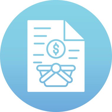 iş ve finans ikonu vektör illüstrasyonu