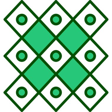 Kumarhane kumar çipi simgesi - taslak biçimi