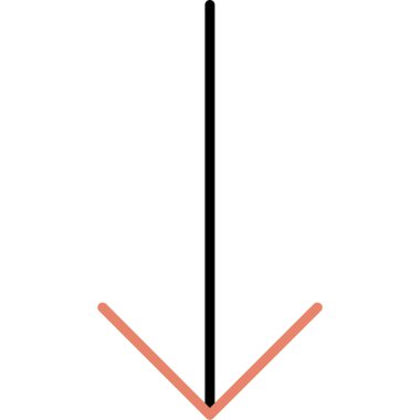 ok aşağı ok simgesi dış hat biçiminde