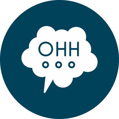 h - n sözcüğüyle konuşma balonu