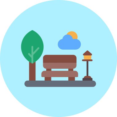 Modern mobilya simgesinin vektör illüstrasyonu