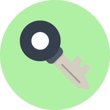 Anahtar. Web simgesi basit illüstrasyon