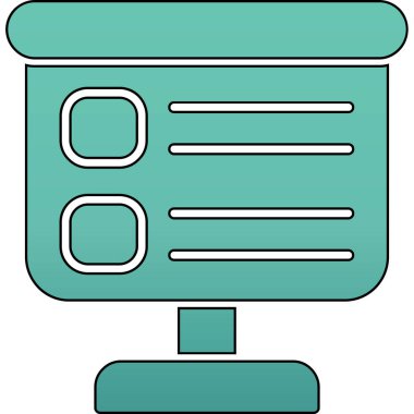 Modern b 'nin vektör illüstrasyonunda belgenin eksik simgesi