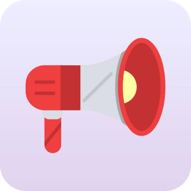 megafon simgesi, vektör illüstrasyonu