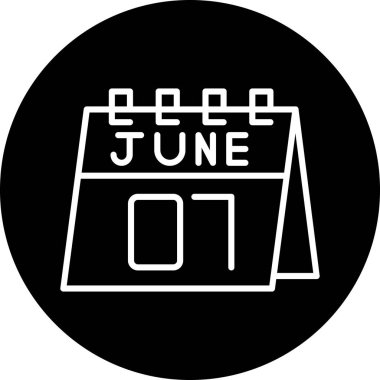 Takvim simgesi vektör illüstrasyonu