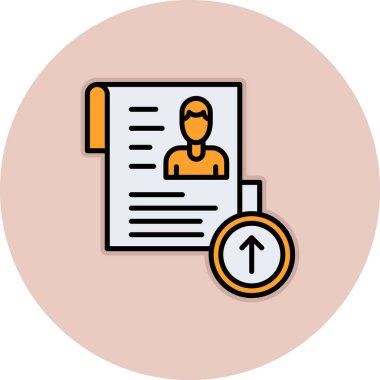 görev simgesi vektör illüstrasyonu