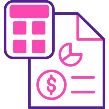 Dolar. Web simgesi basit illüstrasyon