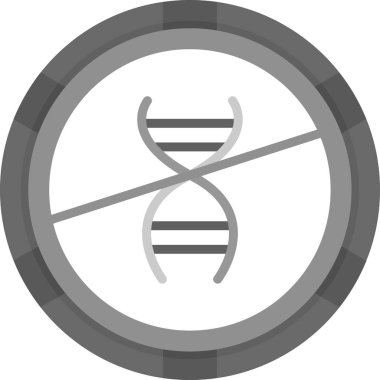 DNA sembolü. Basit ağ simgesi