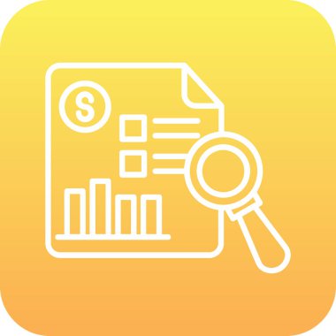 arama vektörü renk simgesi