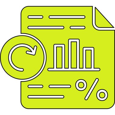 grafik istatistik simgesi, vektör illüstrasyonu