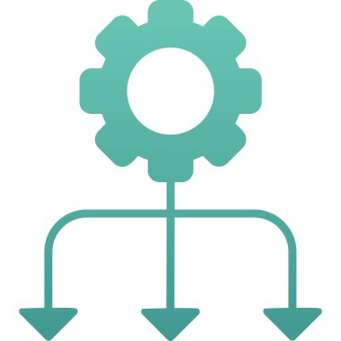 Vites Vektörü Glyph Simgesi