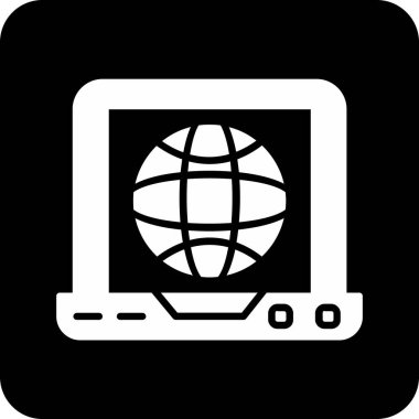 dizüstü bilgisayar kutsal kişilerin resmi. vektör çizim