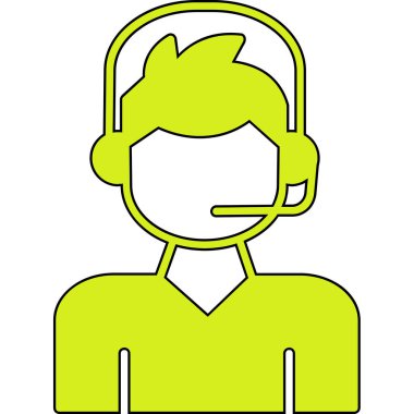 işleç çağrı merkezi simgesini