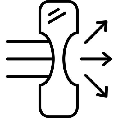 Yön. Web simgesi basit illüstrasyon