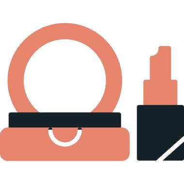 Güzellik salonu moda simgesi düz stil