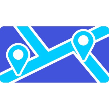 Harita iğnesi. Vektör illüstrasyonu