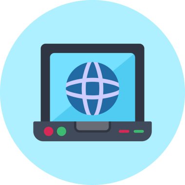 internet genel vektör simgesi