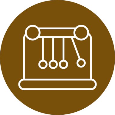 Abaküs simgesi. vektör illüstrasyonu