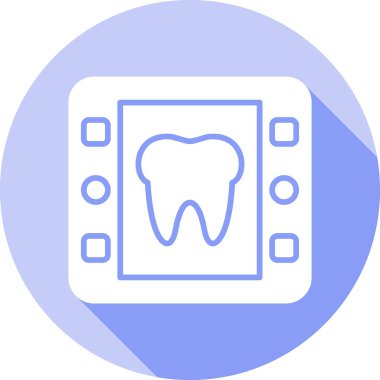 Diş basit simgesi, vektör illüstrasyonu